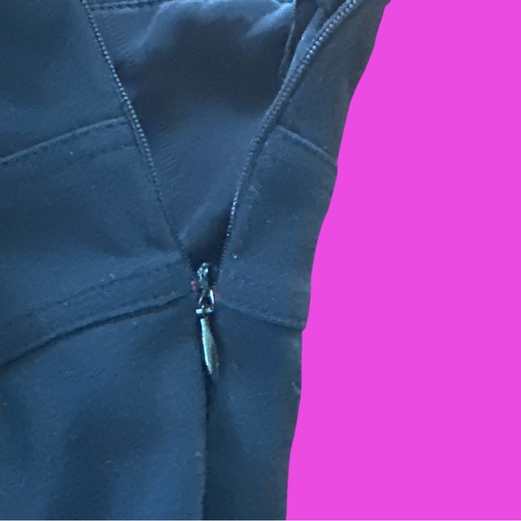 Diane Von Furstenberg Women Black Strapless Mini Dress Sleeveless Zip Size 12 - Picture 9 of 9